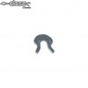 Clips for handbrake control lever axle
