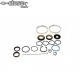 Set of sealing gaskets for rack