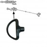 Fuel door opening cable handle