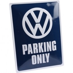 Plaque metallique, VW Parking Only