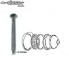 Fastening screw for headlight