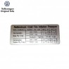 Tire pressure sticker