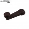 Brown front left/right window winder crank