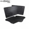 Kit de 4 panneaux de porte noir