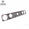 Grille met 4 koplampen en rode rand