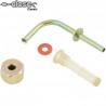 Fuel filter kit with outlet