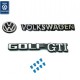 Kit complet emblèmes arrière  pour VW Golf  2 GTI