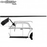 Felt front window guide