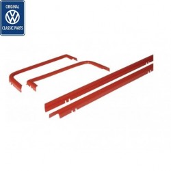 Ensemble de garnitures de calandre rouge