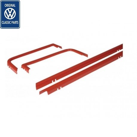 Ensemble de garnitures de calandre rouge