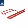 Ensemble de garnitures de calandre rouge