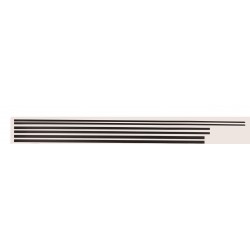 Kit moulure noir pour 3 portes