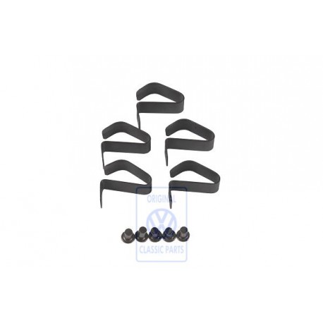 Kit clips avec les rivets jante 5x205