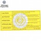 Autocollant attention