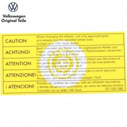 Autocollant attention