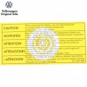 Autocollant attention