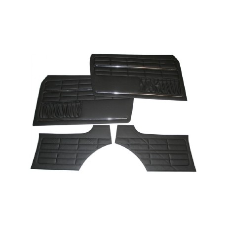 Kit 4 Panneaux de porte noir